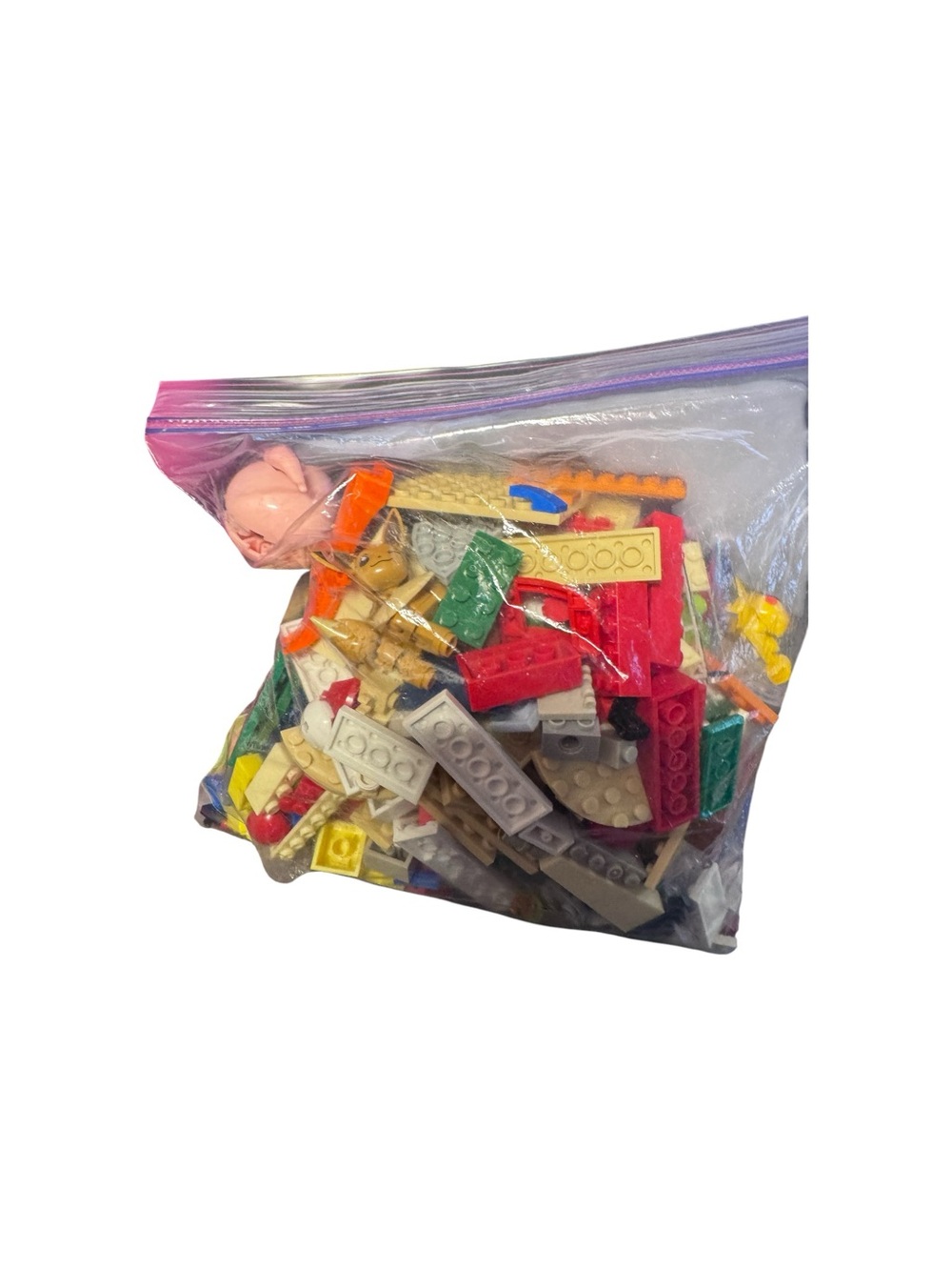 Almost 2 lbs of building blocks fits Legos - Poke' figures, windows